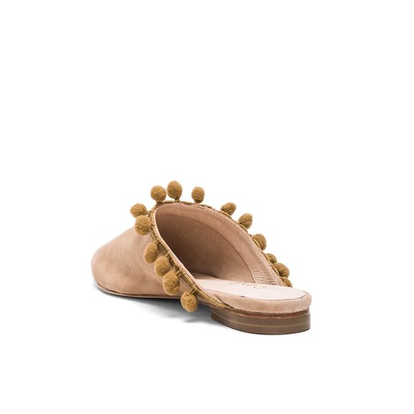 RAYE Tan Suede Mule Slides - Picture 3 of 7